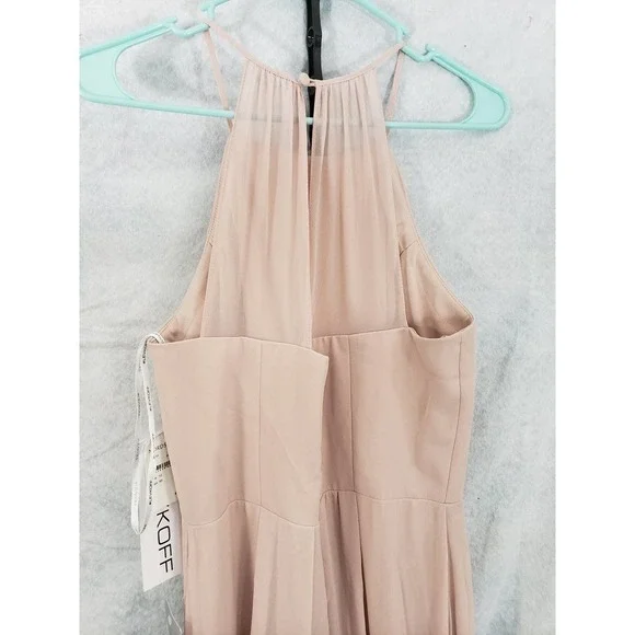 Levkoff (Nordstrom) blush pink 12 formal dress NWT floor length - Picture 5 of 6